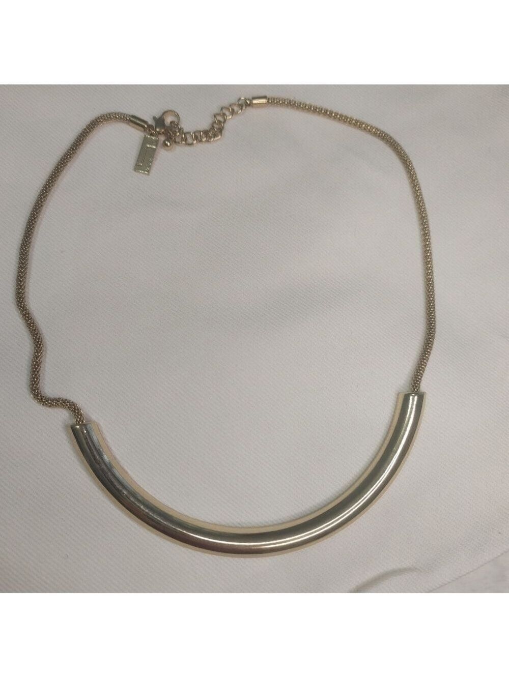 The Limited Snake Chain With Solid Curve Chic Gold Necklace